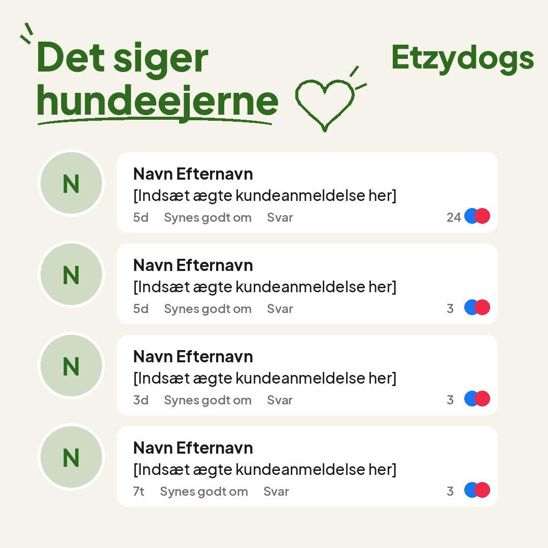 Etzydogs™ Personlig Hundesele